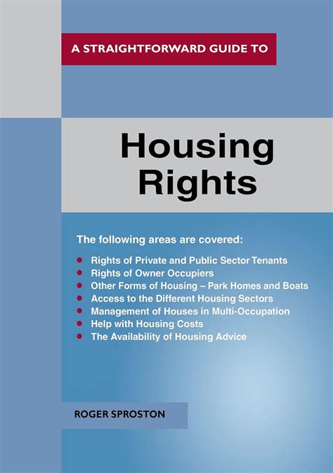 A straightforward guide to housing rights straightforward guides s. - Guión de retazos de la velada de kanter.