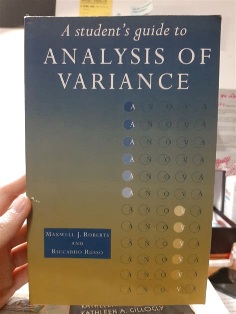 A students guide to analysis of variance. - Practical rf design manual doug demaw.