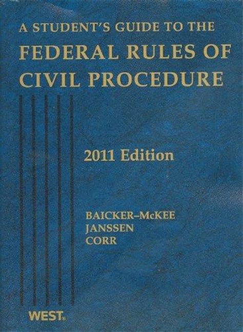 A students guide to the federal rules of civil procedure student guides. - Bullsht free guide to butterfly spreads.