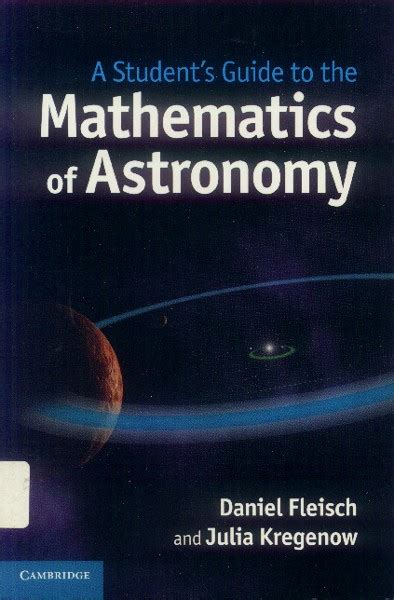 A students guide to the mathematics of astronomy by daniel fleisch. - Briggs stratton 18hp v twin manual.