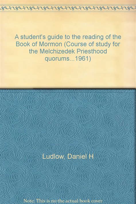 A students guide to the reading of the book of mormon course of study for the melchizedek priesthood quorums1961. - Circuit électrique 9ème édition solution manuel.