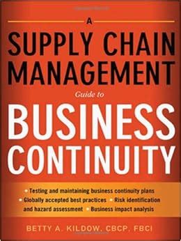 A supply chain management guide to business continuity chapter 6 the business impact analysis. - Enseignement de la sécurité à l'école.
