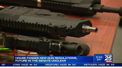 A sweeping gun bill aimed at tightening firearm laws passes in the Massachusetts House