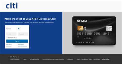 ATT Universal Card Login: To make a payment, up