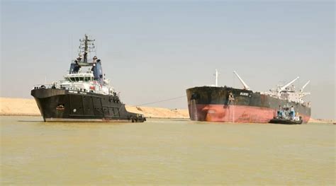 A tanker collision disrupts traffic at Egypt’s Suez Canal, authorities say