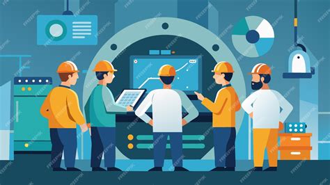 A team of engineers monitor