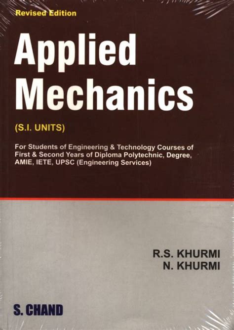 A textbook of applied mechanics rs khurmi. - The catholic funding guide sixth edition.