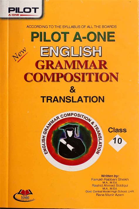 A textbook of english grammer composition and translation. - Emanzipation des kontinentaleuropäischen maschinenbaus vom britischen vorbild.