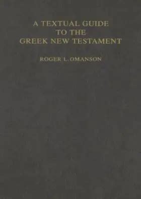 A textual guide to the greek new testament an adaptation. - Lettre à ce père qui pourrait être vous.