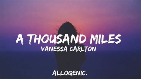 A thousand miles lyrics. [Verse] G D Making my way downtown A Walking fast A Faces pass G And I'm home bound G D Staring blankly ahead A Just making my way A Making a way G D … 