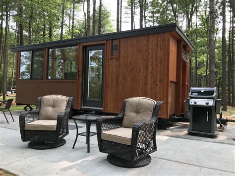A tiny house resort. The tiny house resort certainly has a luxury price point. Rates range from $250 to $350 a night depending on the season and time of week. Sleeping more than two guests per … 