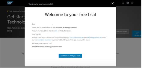 A to Z about SAP BTP : Free-Tier Service Plan, Registration ...