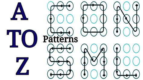A to Z pattern Locks All possible patterns YouTube