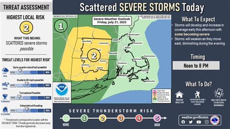A tornado ‘can’t be ruled out’ in Massachusetts, with more severe storms possible