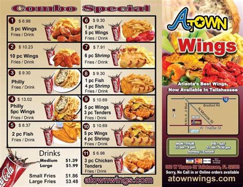 A town wings tallahassee fl. A Town Wings - Tharpe St/Tallahassee, Tallahassee, Florida. 1.957 de aprecieri · 964 au fost aici. Atlanta's Best Wings and Philly Cheese Steaks. Now Available in Tallahassee! Tharpe Location 