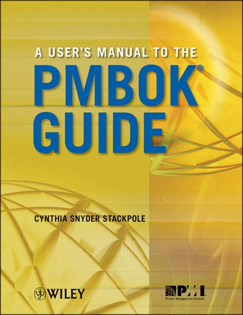A users manual to the pmbokr guide by cynthia snyder stackpole. - Biochemistry voet 4th edition solution manual.