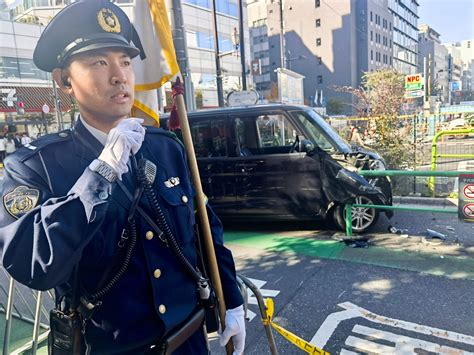 A vehicle crashed into a barricade near the Israeli Embassy in Tokyo, and reports say police arrested the driver