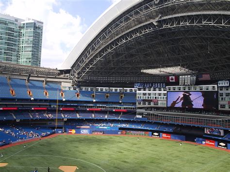 A view from my seat rogers centre. Jul 19, 2023 ... POV: You're watching the roof open in-game at Rogers Centre! #NextLevel. 10K views · 7 months ago ...more ... 