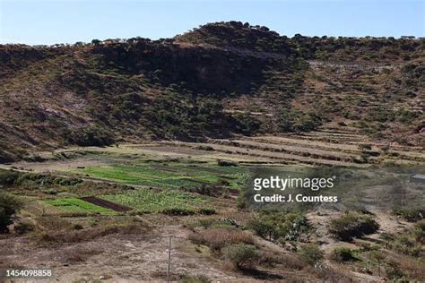 A view of a section of the village of Adi Lamza on January 03, …