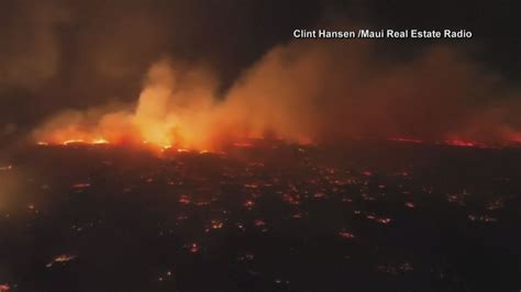 A wildfire on Maui kills at least 6 as it sweeps through historic town, forcing some into the ocean