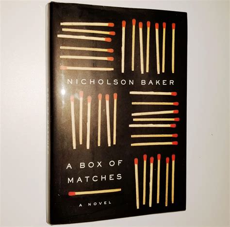 Full Download A Box Of Matches By Nicholson Baker