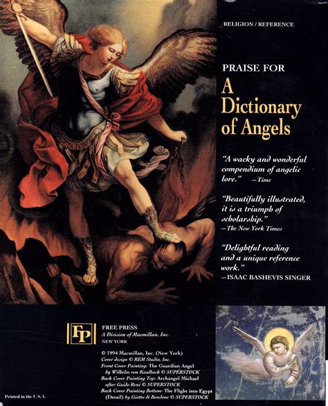 Full Download A Dictionary Of Angels Including The Fallen Angels By Gustav Davidson