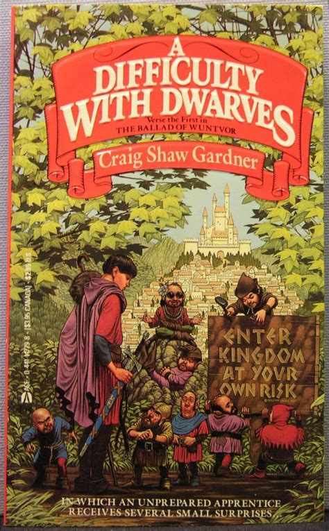 Read A Difficulty With Dwarves The Ballad Of Wuntvor 1 By Craig Shaw Gardner