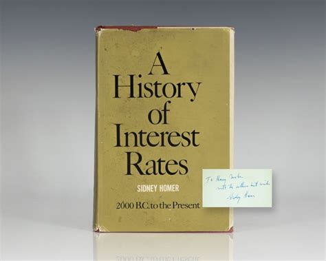 Read Online A History Of Interest Rates By Sidney Homer