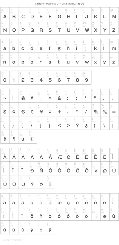 A-OTF ゴシックMB101 Pr5 M Font Download,GothicMB101Pr5 …