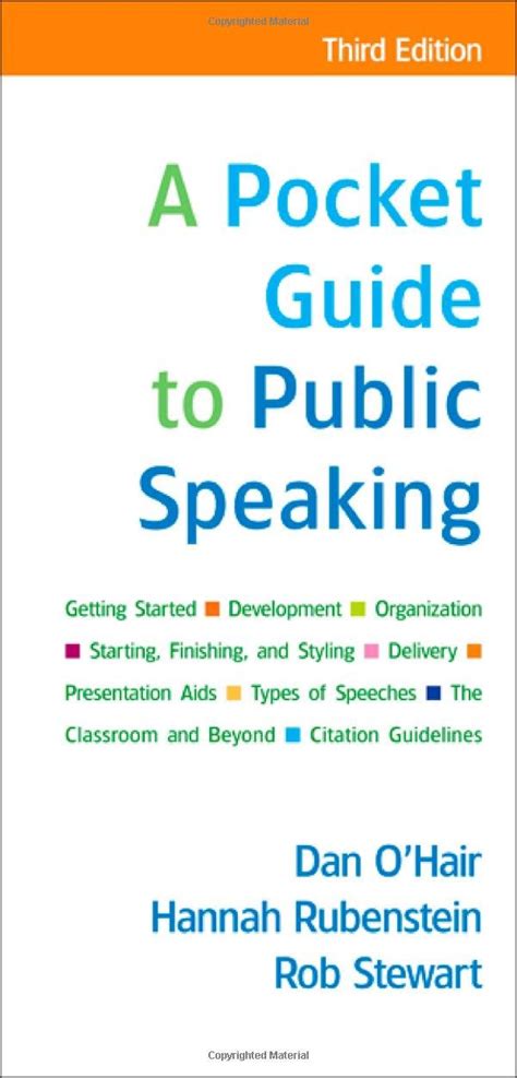 Full Download A Pocket Guide To Public Speaking By Dan Ohair