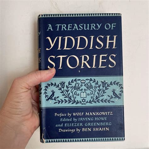 Read Online A Treasury Of Yiddish Stories By Irving Howe