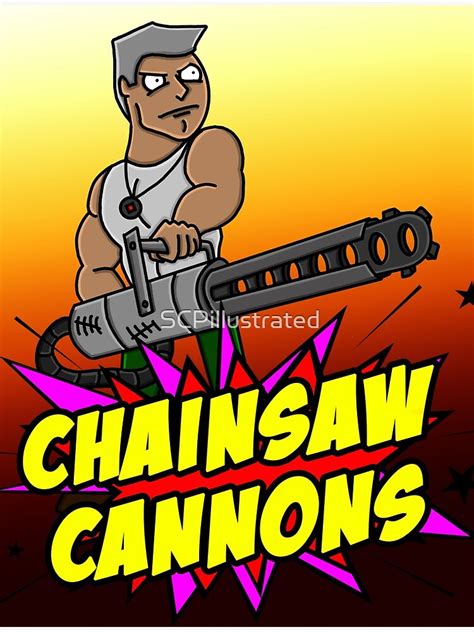 A.I draws the Chainsaw Cannon ️ #scp #scos …