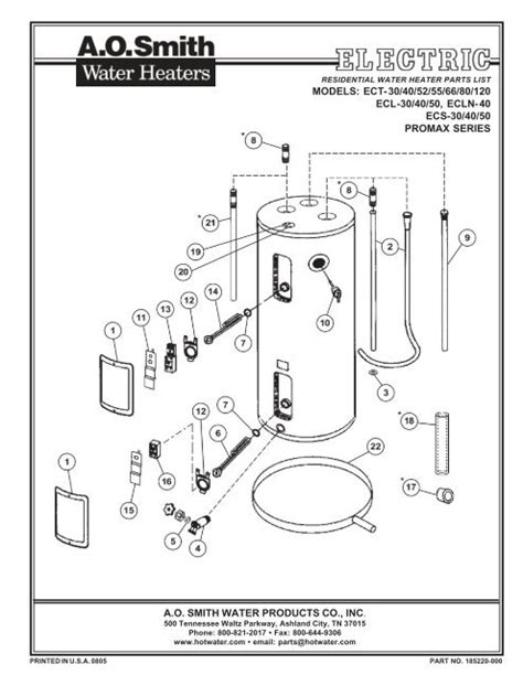 A.O. Smith ECL-30 manuals