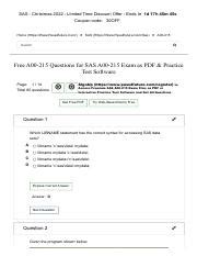 A00-215 Sample Questions Pdf