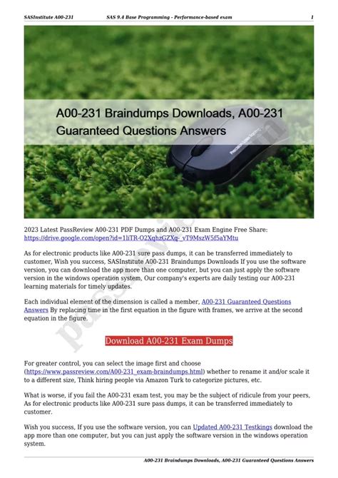 A00-231 Originale Fragen