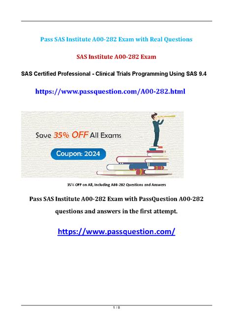 A00-282 Exam