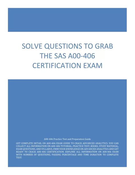A00-406 Exam Fragen