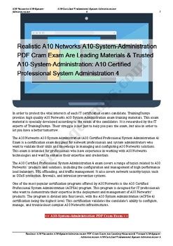 A10-System-Administration Lernhilfe