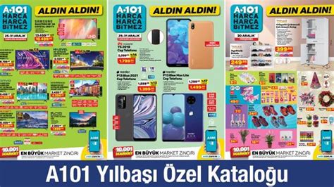 A101 31 Aralık 2021 Aktüel Kataloğu! Akıllı telefon, tekstil, mobilya ve elektrikli ürünlerde.