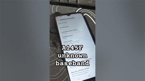A145f baseband unknown.  I've done some digging and Odin 3.  In these issues If the baseb...