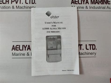 A1800 ALPHA Meter Data Sheet