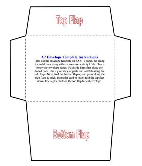 A2 Envelope Pattern pdf