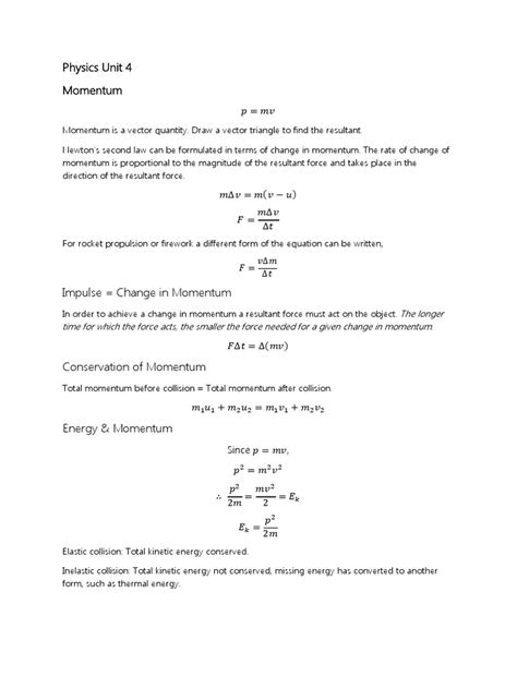 A2 Physics Unit 4 Notes