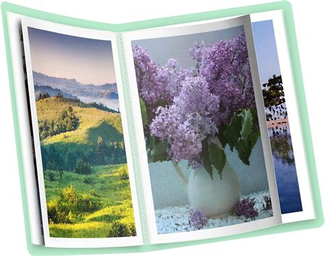 A3 Diamond Painting Storage Book 30 Pages Art Plastic Sleeves …