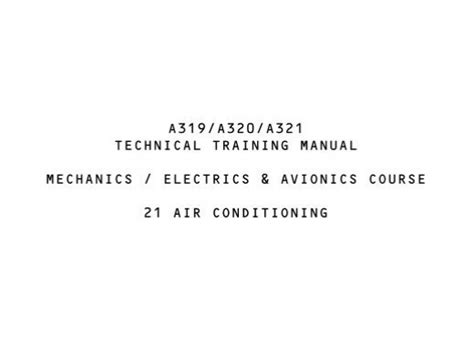 A319 a320 a321 technical training manual mechanics electrics avionics course. - Final year project report writing guidelines.