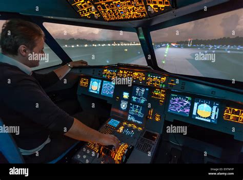 A320 virtual cockpit.  Use Keyboard Keys Q-W-E and A-S-D plus right mouse click to navigate.  T...