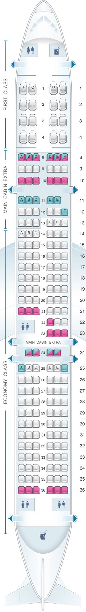 A321 seat map american. The Delta Airlines Airbus A321 features 192 seats in a 4 cabin configuration. Economy has 143 seats in a 3-3 config; Premium economy has 29 seats in a 3-3 config; Business class has 12 seats; First class has 20 seats in a 2-2 config; this is pretty standard for these aircraft. 