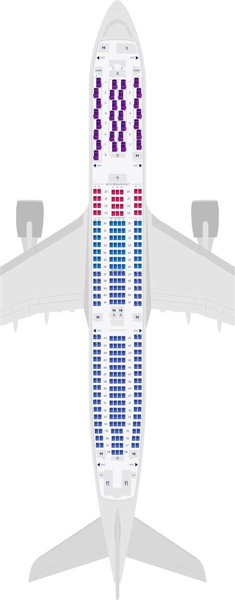 The Airbus A330-900neo is an aircraft produced by Airbus for Delta and has the following seat configuration: 0-29-28-224. Tap on a seat for details Business Seats 29 Pitch 45 …