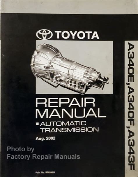 A343f toyota automatic transmission repair manual. - Ebook manuale di chimica organica mcmurry 8a edizione.