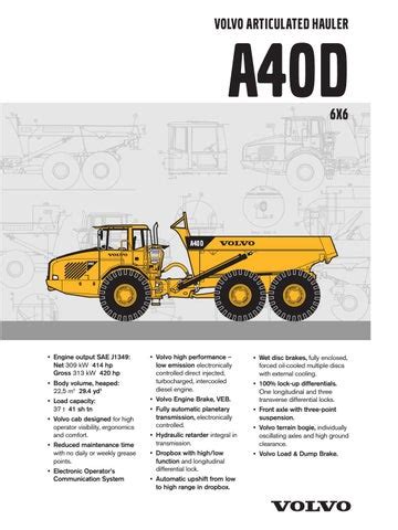 A40d volvo articulated hauler repair manual. - Sterling bullet truck service manual 2009.